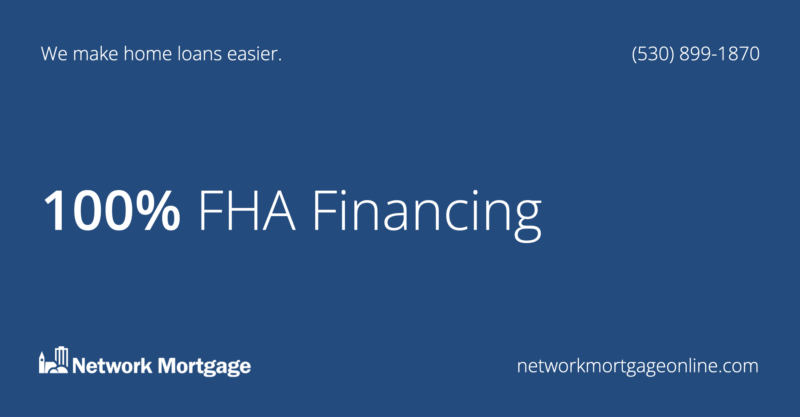 post slide one hundred percent FHA financing loan program